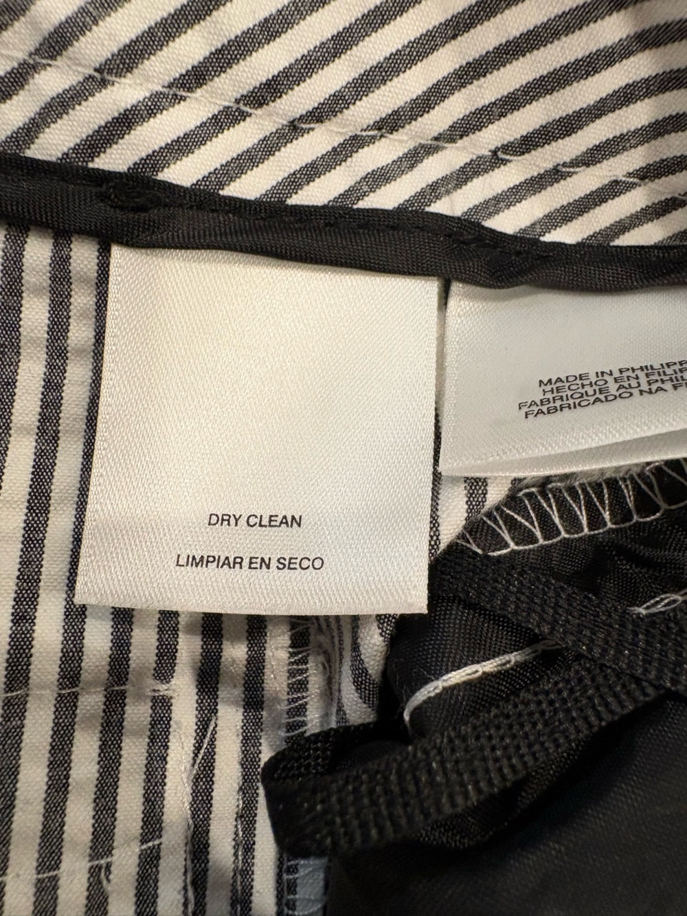 Jones New York Pinstripe Pants 10P Office Siren Corporate Chic Straight Leg - Picture 7 of 7